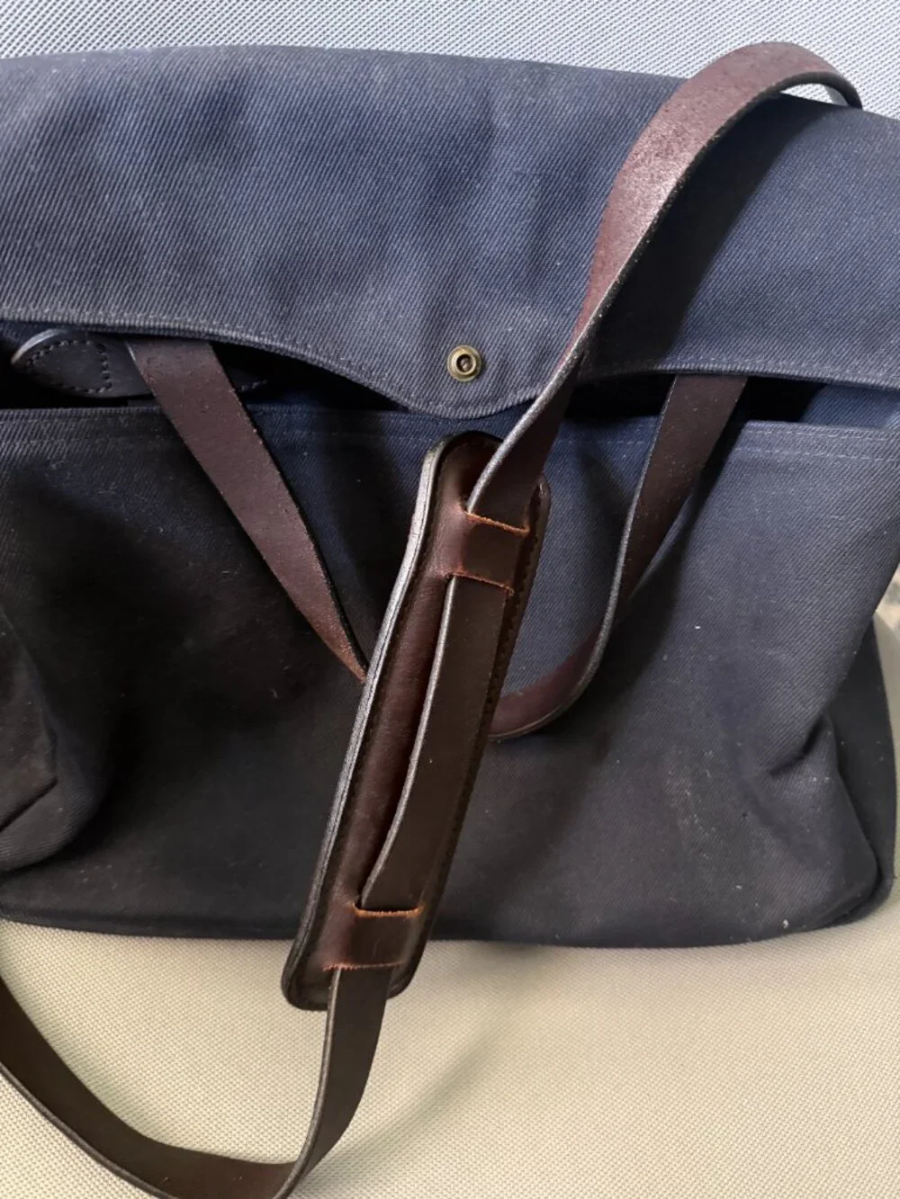 Filson Rugged Twill Briefcase Navy